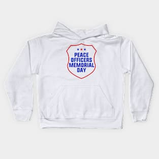 Peace Officers Memorial Day 2024 Kids Hoodie